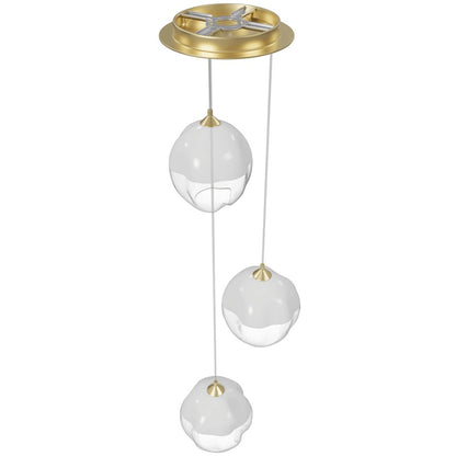 Avenue Lighting Sonoma Ave. 3Lt 210" Pendant/Multi Port, Brass