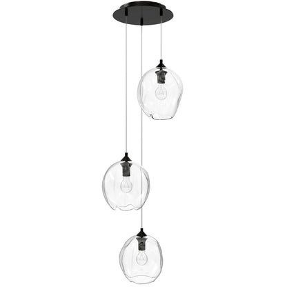 Avenue Lighting Sonoma Ave. 3Lt 210" Pendant, Dark Bronze