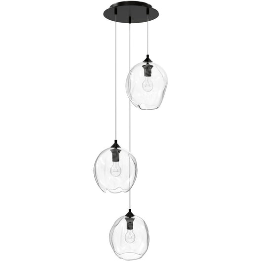 Avenue Lighting Sonoma Ave. 3Lt 210" Pendant, Dark Bronze