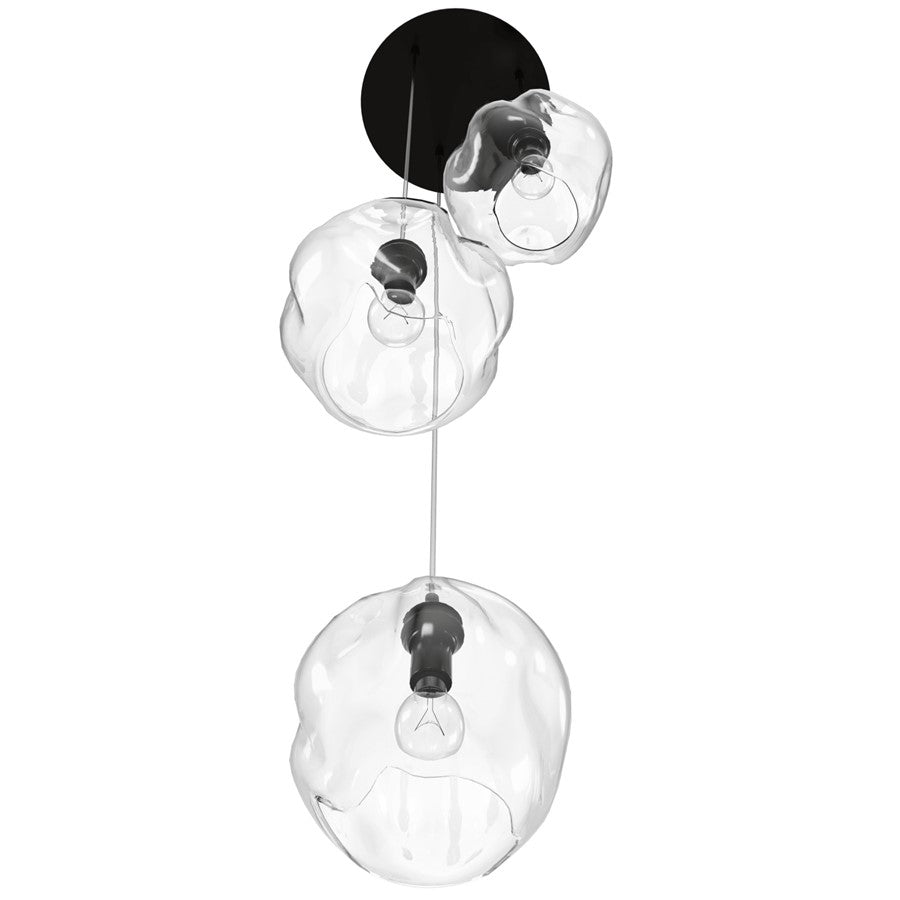 Avenue Lighting Sonoma Ave. 3Lt 210" Pendant, Dark Bronze
