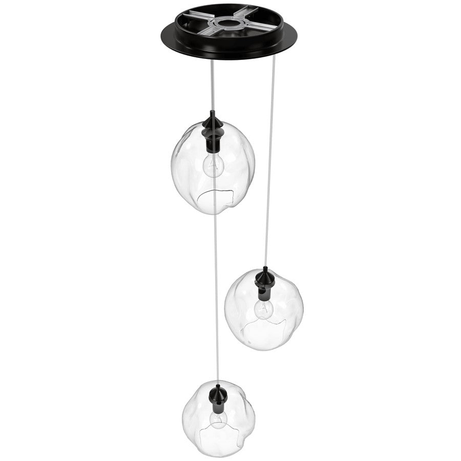 Avenue Lighting Sonoma Ave. 3Lt 210" Pendant, Dark Bronze