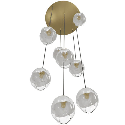 Avenue Lighting Sonoma Ave. 9Lt 210" Pendant/Multi Port, Brass