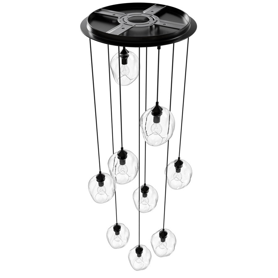 Avenue Lighting Sonoma Ave. 9Lt 210" Pendant, Dark Bronze