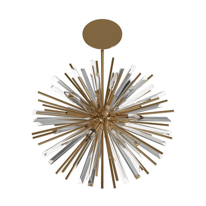 Avenue Lighting Palisades Ave. 10Lt 22" Chandelier, Brass/Champagne