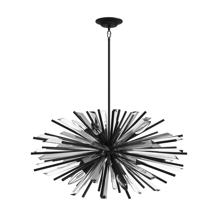 Avenue Lighting Palisades Ave. 10 Light 22" Chandelier, Black