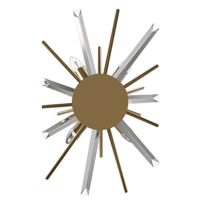 Avenue Lighting Palisades Ave. 4Lt 20" Wall Sconce, Brass/Champagne