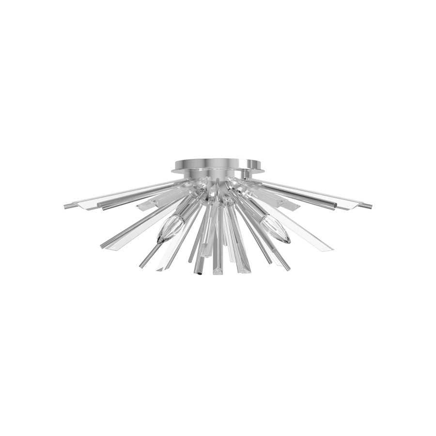 Avenue Lighting Palisades Ave. 4Lt 9" Flush/Sconce, Chrome/- HF8205-CH