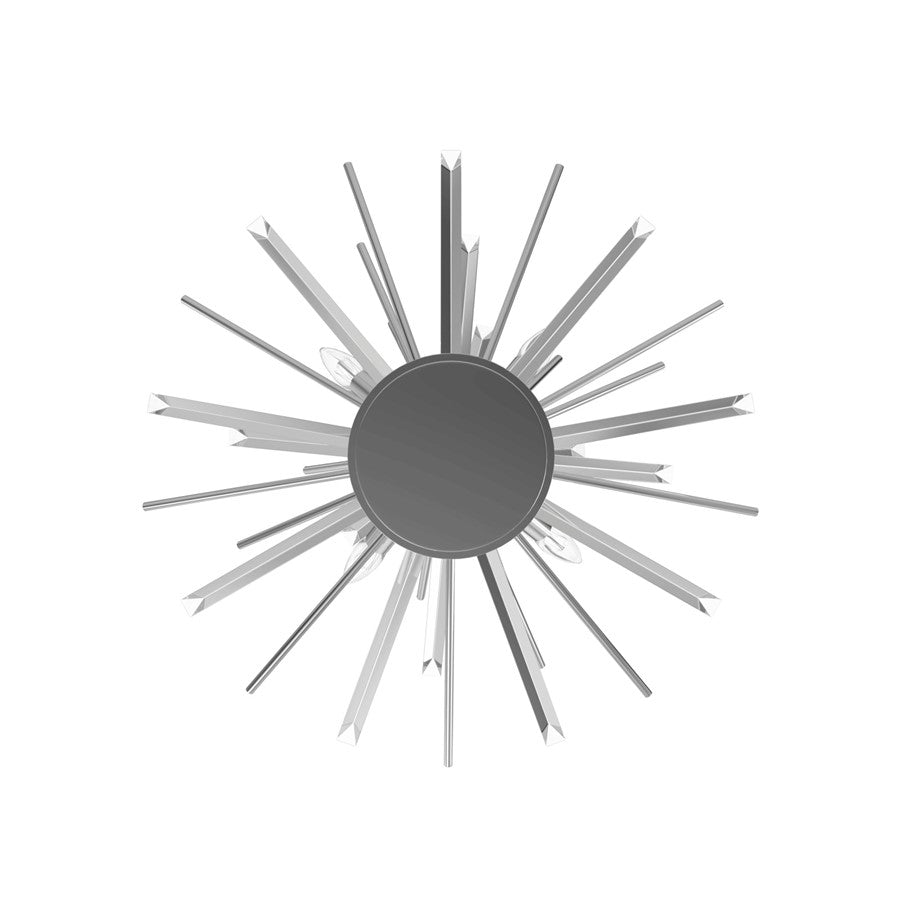 Avenue Lighting Palisades Ave. 4Lt 9" Flush/Sconce, Chrome/- HF8205-CH
