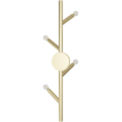 Avenue Lighting The Oaks 4 Light 36" Wall Sconce, Brushed Brass