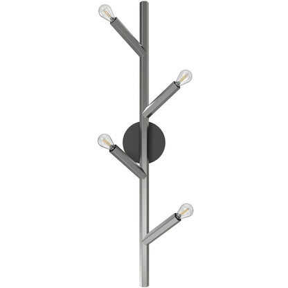 Avenue Lighting The Oaks 4 Light 36" Wall Sconce, Polished Nickel