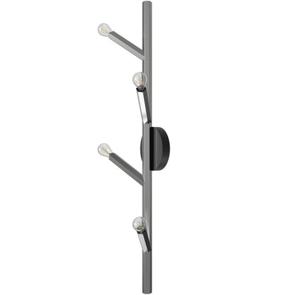 Avenue Lighting The Oaks 4 Light 36" Wall Sconce, Polished Nickel