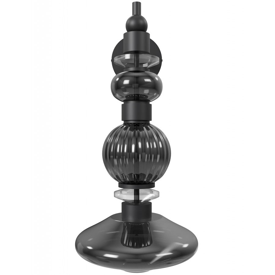 Avenue Lighting Avra 3 Light 20" Wall Sconce, Black/Black