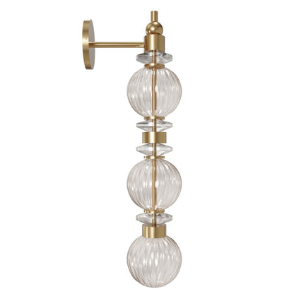 Avenue Lighting Avra Integrated AC LEDLt 27" Wall Sconce, Brass