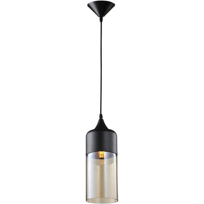 Avenue Lighting Robertson Blvd. 1 Light 14" Pendant, Black
