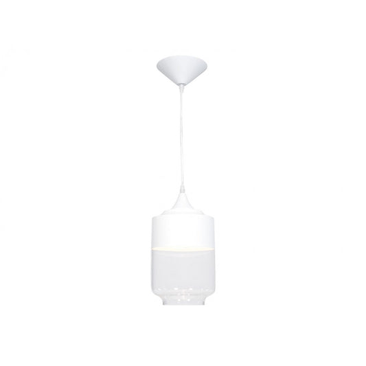 Avenue Lighting Robertson Blvd. 1 Light 13" Pendant, White