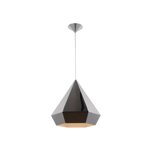 Avenue Lighting Doheny Ave. 1 Light 14" Pendant, Chrome