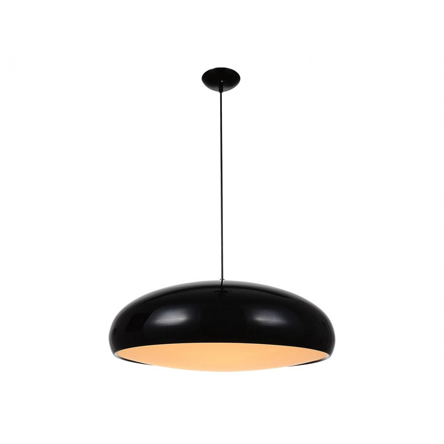 Avenue Lighting Doheny Ave. 3 Light 9" Pendant, Black