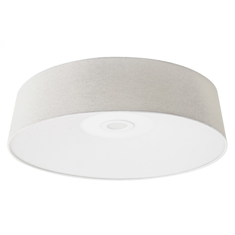 Avenue Lighting Cermack St. LED 24" Flush Mount/Sconce, Ivory Linen