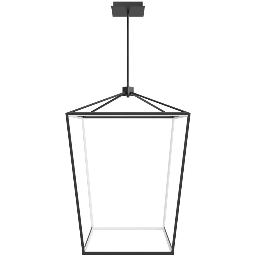 Avenue Lighting Park Ave. LED Light 42" Cage Pendant, Black