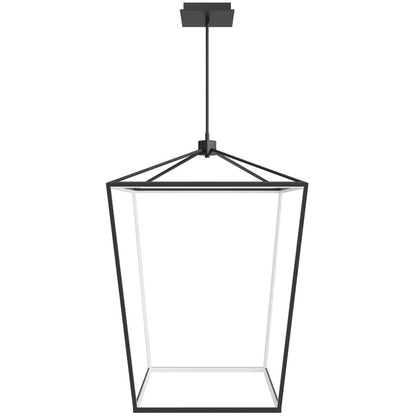Avenue Lighting Park Ave. LED Light 42" Cage Pendant, Black