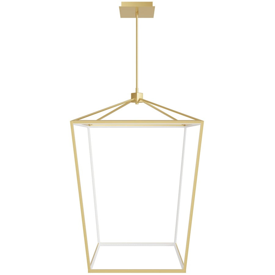 Avenue Lighting Park Ave. LED Light 42" Cage Pendant, Gold