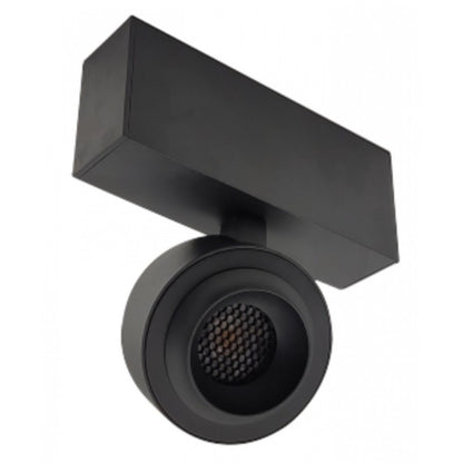 Avenue Magnetix Round Slim Spot Light/Honeycomb Diffuser 10W - AEML4175-BK