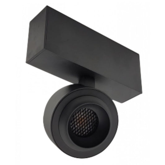Avenue Magnetix Round Slim Spot Light/Honeycomb Diffuser 10W - AEML4175-BK
