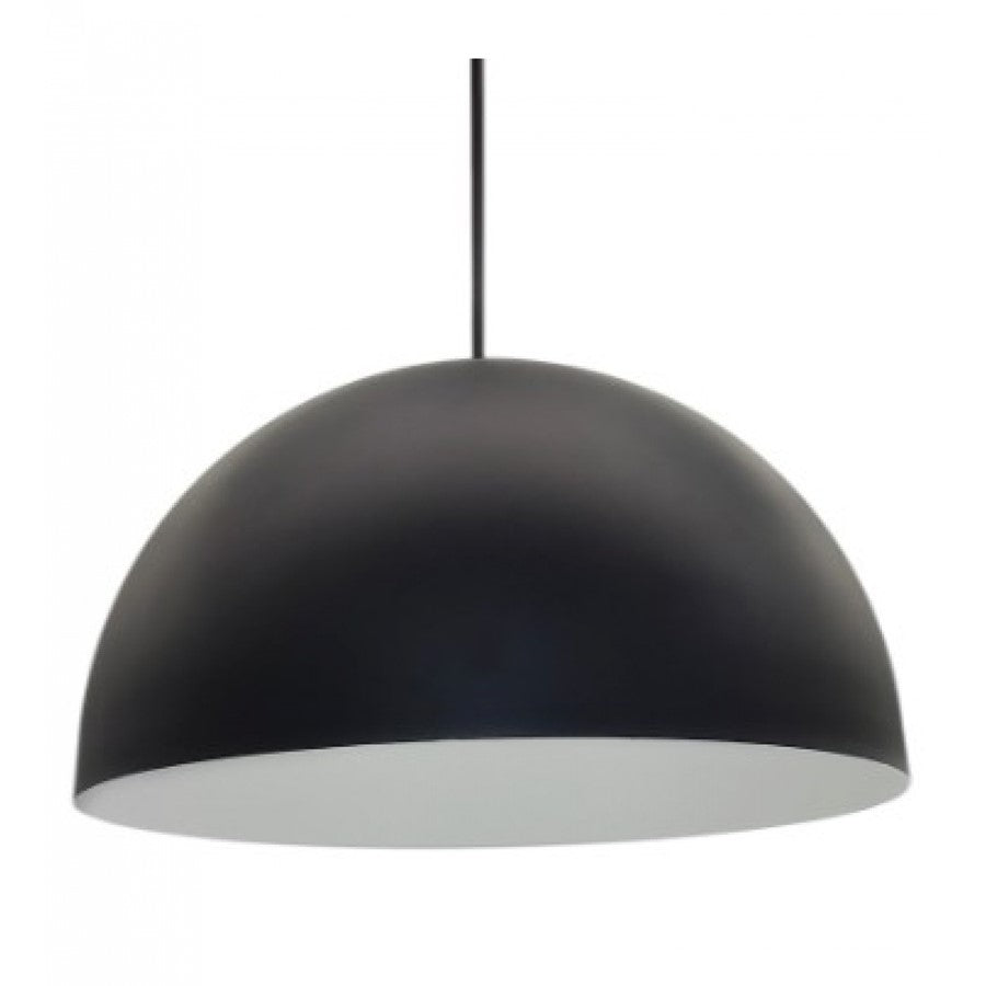 Avenue Lighting Magnetix 12"W Dome-Shaped LED Pendant 10W - AEML5562-BK-WHT