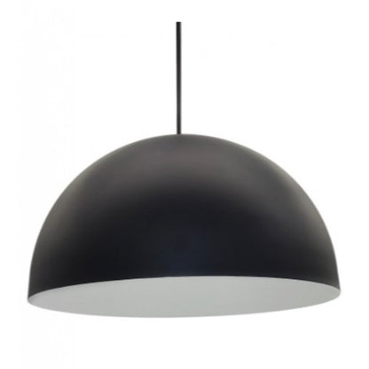 Avenue Lighting Magnetix 12"W Dome-Shaped LED Pendant 10W - AEML5562-BK-WHT