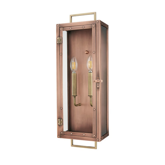 Acclaim Lighting 2Lt 24" Oudoor Wall Mount, Antique Copper/Brass/Clear - 1011CP