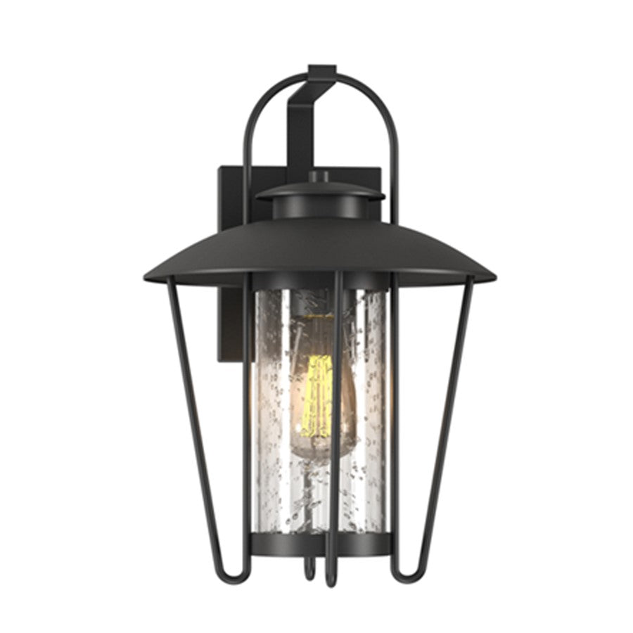 Acclaim Lighting 1 Light 17" Oudoor Wall Mount, Matte Black/Seeded