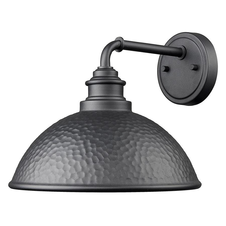 Acclaim Lighting 1Lt 11" Oudoor Wall Mount, Hammered Black/Gold/Black