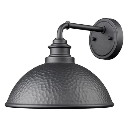 Acclaim Lighting 1Lt 11" Oudoor Wall Mount, Hammered Black/Gold/Black