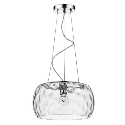 1 Light Pendant, Chrome