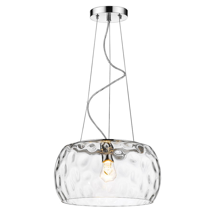 1 Light Pendant, Chrome