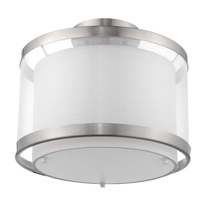 12" Light Pendant, Nickel