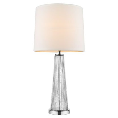 Chiara 14" Table Lamp, Chrome