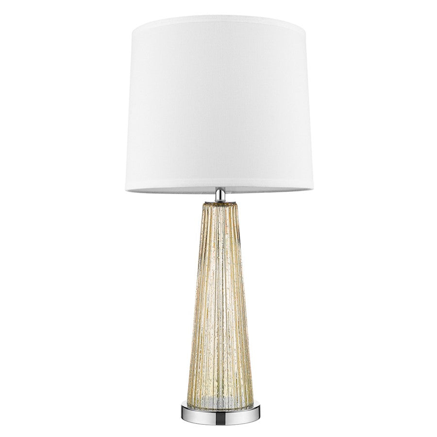Chiara 14" Table Lamp, Chrome