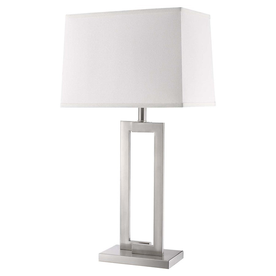 Riley Table Lamp, Nickel