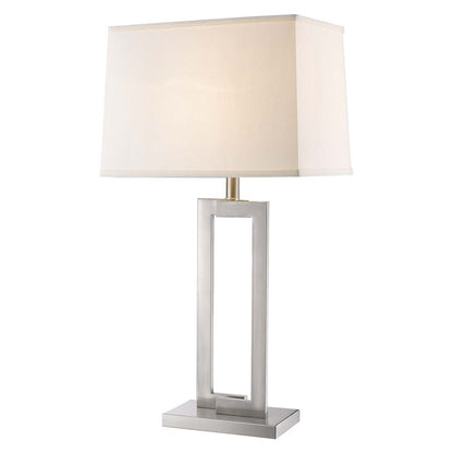 Riley Table Lamp, Nickel