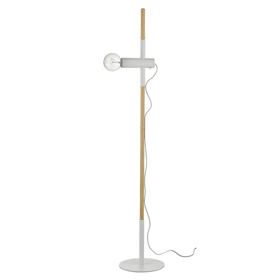 Acclaim Hilyte 1 Light Floor Lamp, White