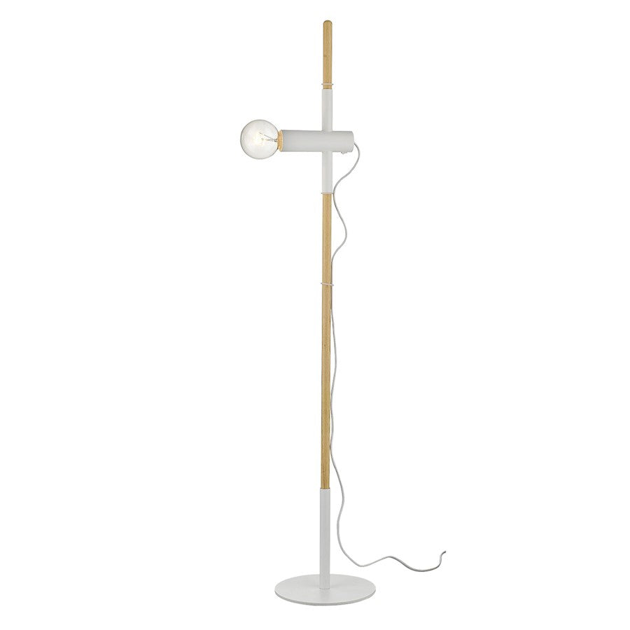 Acclaim Hilyte 1 Light Floor Lamp, White
