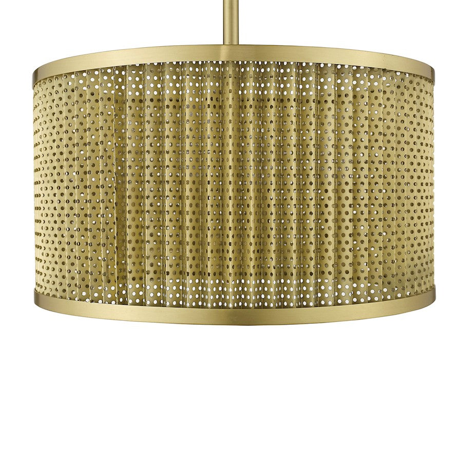 4 Light Convertible Pendant, Gold