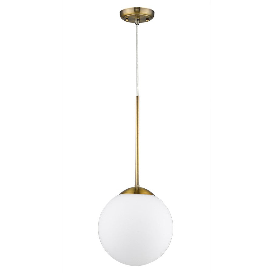 1 Light Pendant, Brass
