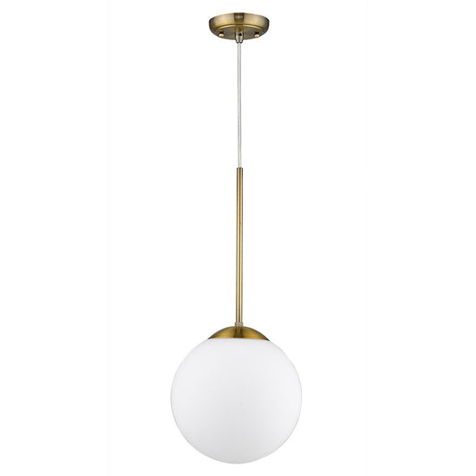 1 Light Pendant, Brass