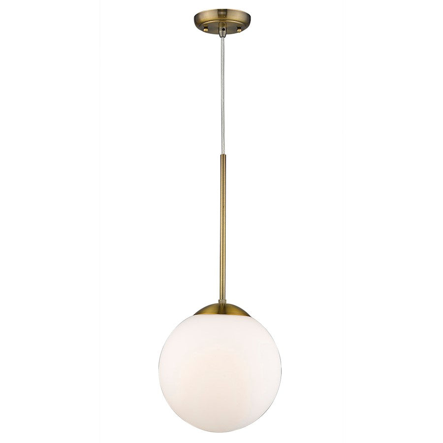 1 Light Pendant, Brass