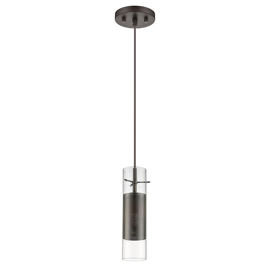 1 Light Pendant, Antique Bronze