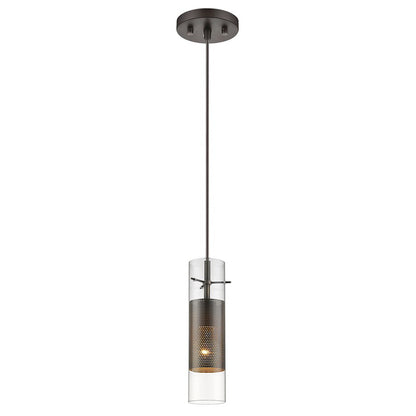 1 Light Pendant, Antique Bronze