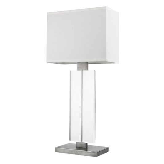 Shine Table Lamp, Pewter