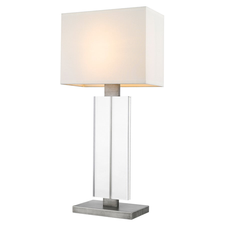 Shine Table Lamp, Pewter